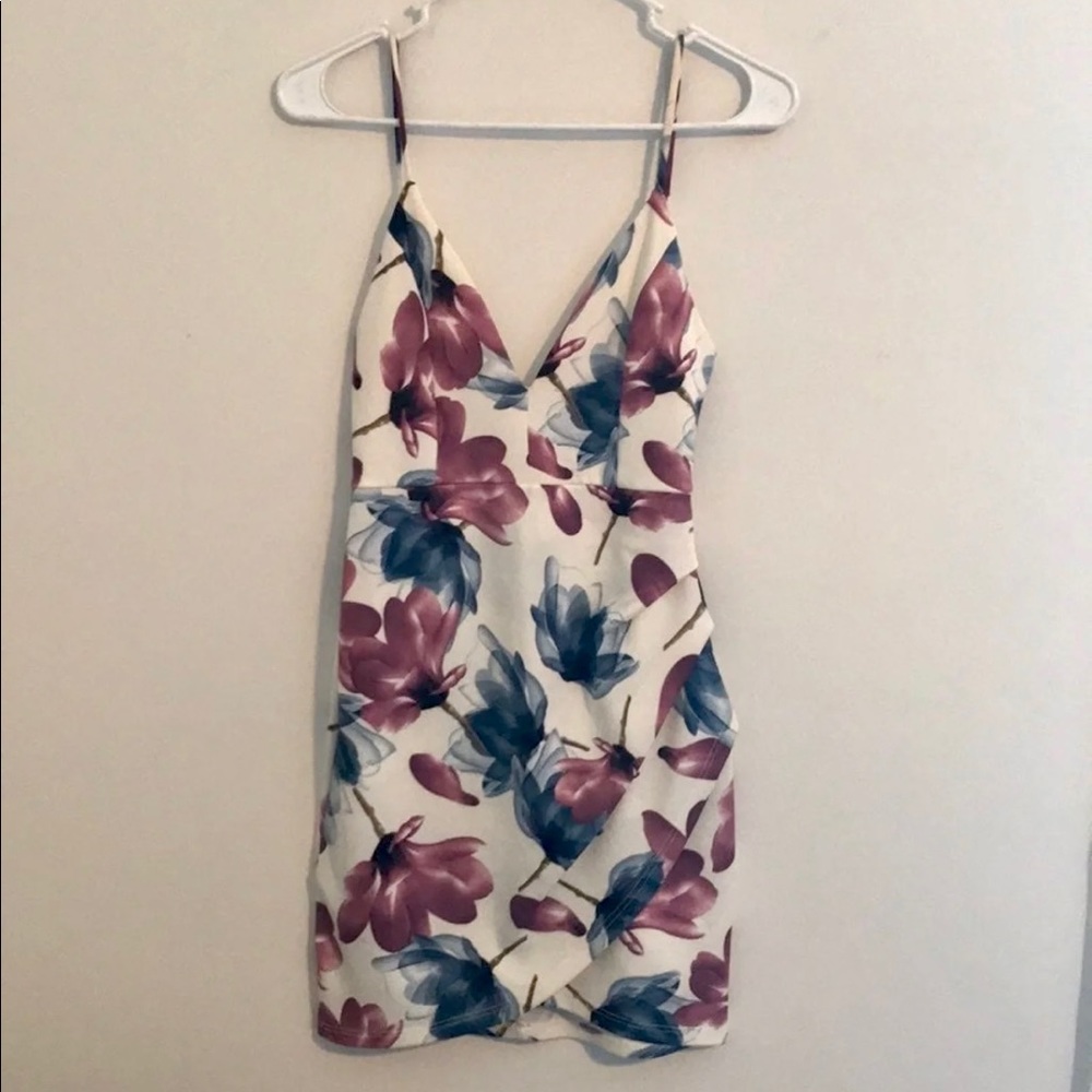 Floral boutique mini dress
